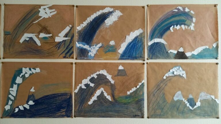 La grande vague de Kanagawa en ce1