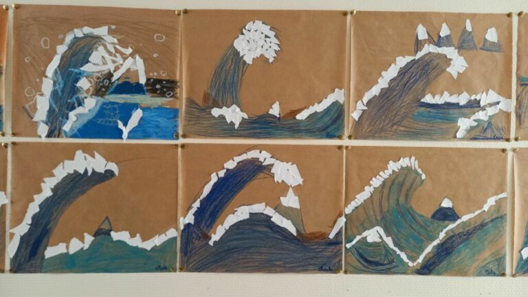 La grande vague de Kanagawa en ce1